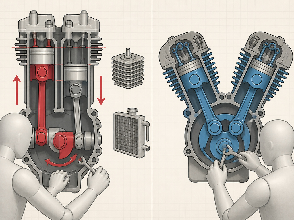 Parallel Twin vs V Twin Motorcycle Engine: How to Choose