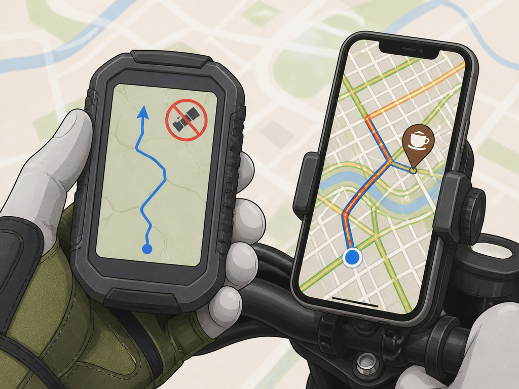 Motorcycle GPS vs Phone Navigation: How to Choose