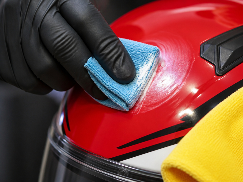 How to Polish a Motorcycle Helmet Shell: Step-by-Step