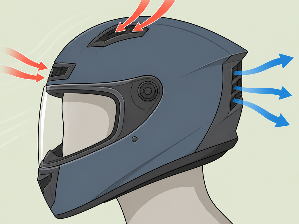 Motorcycle Helmet Ventilation Explained: How Airflow Works