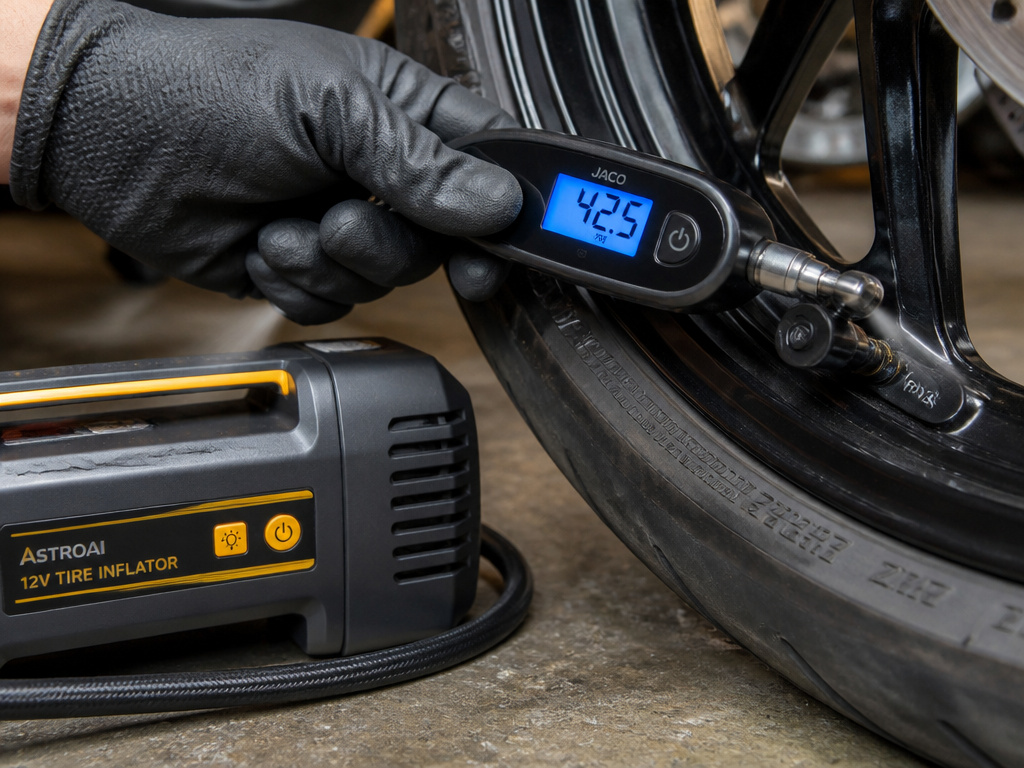Motorcycle Tire Pressure Guide: Step-by-Step (With Charts)