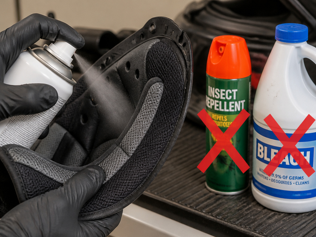 How to Clean a Motorcycle Helmet Liner: Step-by-Step