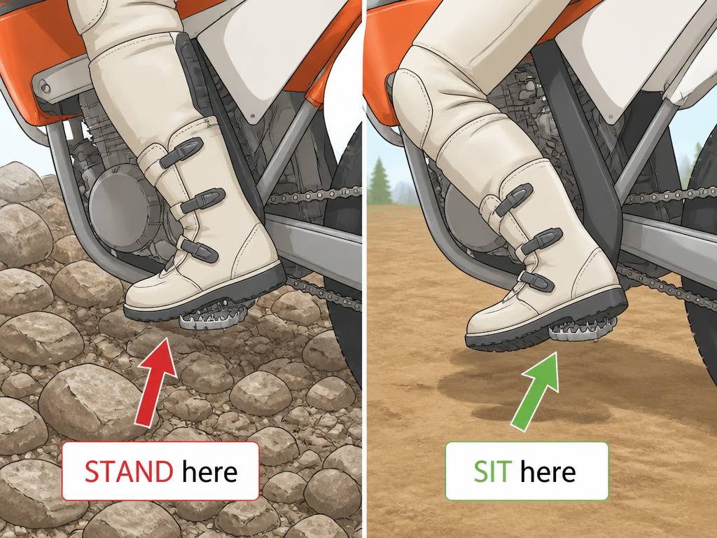 How to Stand on the Pegs on a Dirt Bike: Step-by-Step