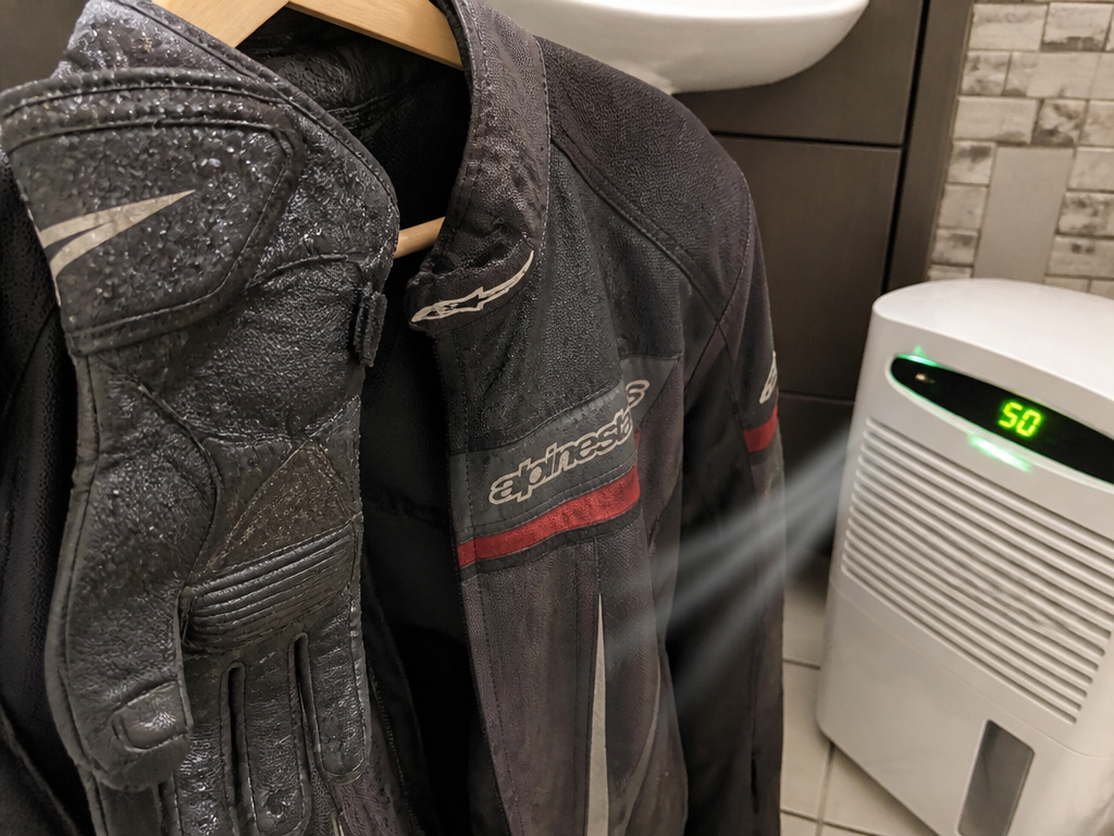 How to Dry Motorcycle Gear After Riding in the Rain